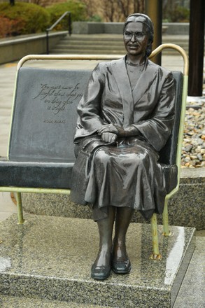 Rosa Parks Memorial Sculpture By Thomas Editorial Stock Photo - Stock ...