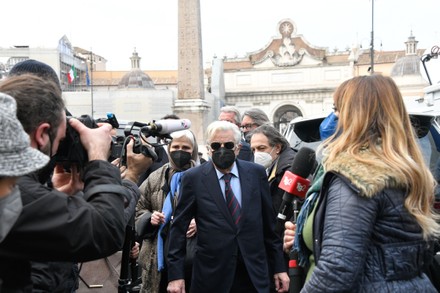 Funeral of Monica Vitti at the Church of the Artists, Rome, Italy - 05 Feb 2022