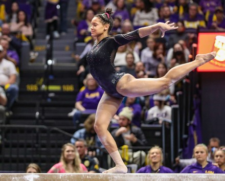 Lsus Aleah Finnegan Performs Her Floor Editorial Stock Photo - Stock ...