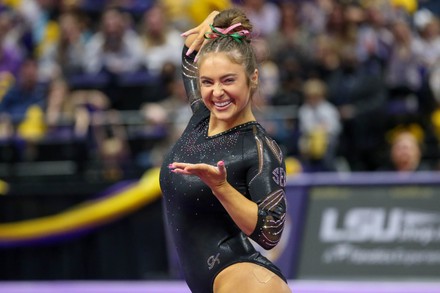 Lsus Haleigh Bryant Hangs On Bars Editorial Stock Photo - Stock Image ...