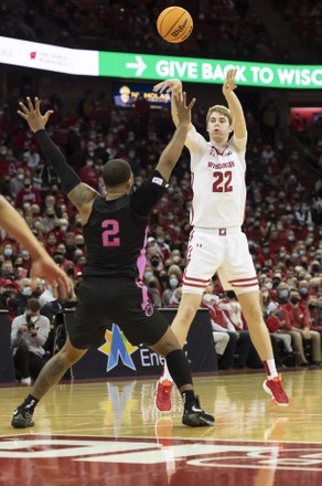 Wisconsin Badgers Forward Steven Crowl 22 Editorial Stock Photo - Stock ...