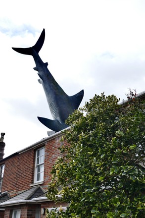 The infamous Headington Shark is at centre of heritage dispute., Headington, Oxford, UK - 06 Feb 2022