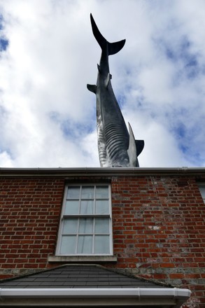 The infamous Headington Shark is at centre of heritage dispute., Headington, Oxford, UK - 06 Feb 2022
