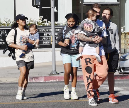 Christina Milian and family outing in Studio City, Los Angeles, California, USA - 05 Feb 2022