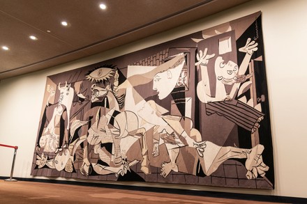 Picassos Guernica Tapestry Has Been Cared Editorial Stock Photo - Stock ...