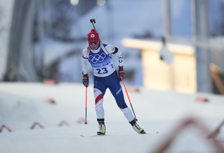 Jessica Jislova Usa During Biathlon Beijing Editorial Stock Photo ...