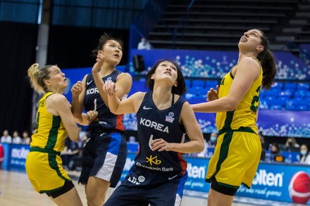 Australia v Korea, FIBA Women's Basketball World Cup Qualifying Tournament, Ranko Zeravica Sports Hall, Belgrade, Serbia - 13 Feb 2022