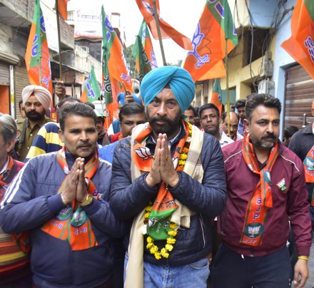 Bharatiya Janata Party Bjp Candidate Sukhminder Editorial Stock Photo ...