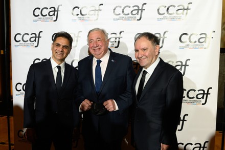 Jean Castex speech during the annual dinner of the CCAF, France - 08 Feb 2022