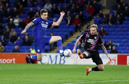 Jordan Hugill Cardiff City Gets Ball Editorial Stock Photo - Stock ...