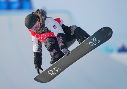 Chloe Kim Usa Winning Gold Snowboard Editorial Stock Photo - Stock ...