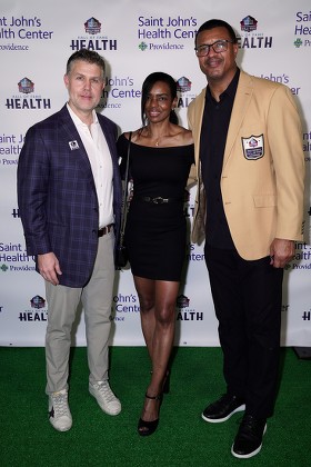 Ryan Cain Steve Atwater Wife Attend Editorial Stock Photo - Stock Image