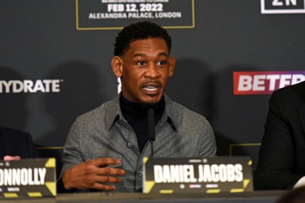 Jacobs vs Ryder Press Conference, Boxing, Hilton London, Wembley, UK - 10 Feb 2022