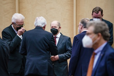 German Chancellor Scholz at Federal Council, Berlin, Germany - 11 Feb 2022