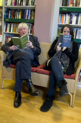 David Harsent and Jo Shapcott at the London Review of Books Bookshop, London, Britain - 10 Feb 2011