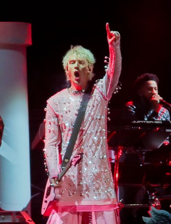 Machine Gun Kelly Rocks Stage Together Editorial Stock Photo - Stock ...