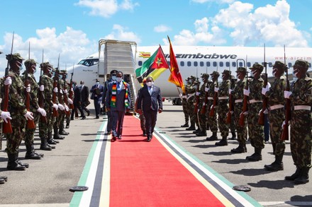 Zimbabwean President visits Mozambique, Beira - 11 Feb 2022