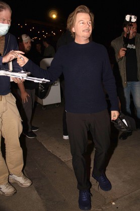 Celebrities sign autographs as they leave Craigs Restaurant, Los Angeles, California, USA - 10 Feb 2022