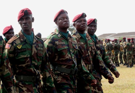 Soldiers Armed Forces Liberiaafl Parade During Editorial Stock Photo ...