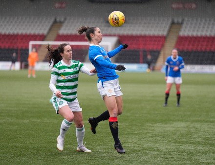 Celtic Women v Rangers Women, Scottish Women's Cup, Football, Penny Cars Stadium, Airdrie, Scotland, UK - 13 Feb 2022