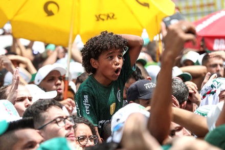 Palmeiras supporters gather in Sao Paulo, Brazil - 12 Feb 2022