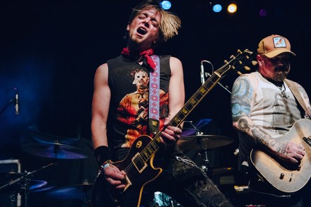 Black Stone Cherry in concert at Old National Centre, Indianapolis, Indiana, USA - 11 Feb 2022