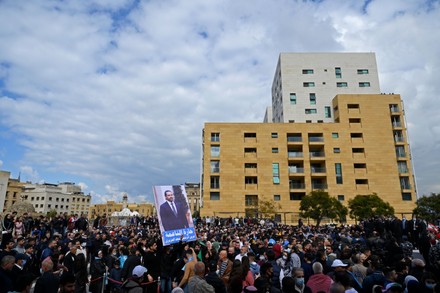People mark the 17th anniversary of Raafik Hariri's assassination, Beirut, Lebanon - 14 Feb 2022