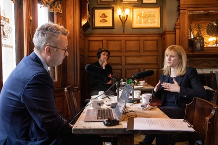 Chris Hope interview with MP Rosie Duffield, London, UK - 10 Feb 2022