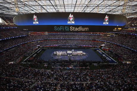 Bengals on SoFi Stadium field with Super Bowl, team logos 'beautiful'