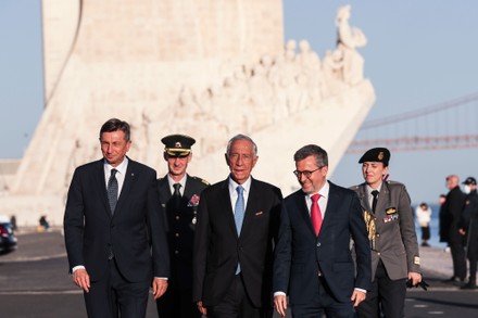 Slovenia's President Borut Pahor visit to Portugal, Lisbon - 14 Feb 2022