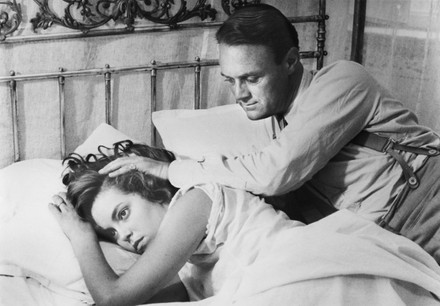 Greta Scacchi Christopher Cazenove Onset British Editorial Stock Photo