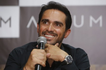 Alberto Contador affirms that 'current cycling needs Egan Bernal', Medellin, Colombia - 15 Feb 2022