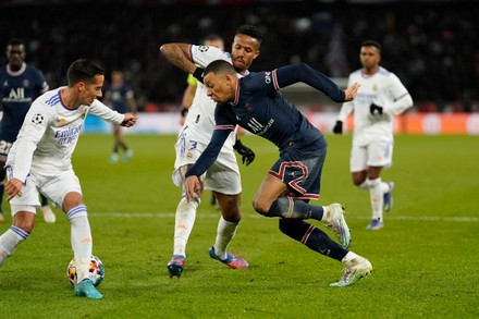 Kylian Mbappe Psg Dribbles Between Eder Editorial Stock Photo - Stock ...