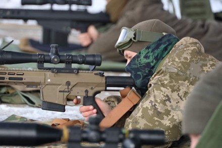 Ukraine Military Drill Amid Russian Threats - 12 Feb 2022