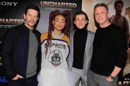 Fan screening for Columbia Pictures "UNCHARTED",New York, NYC, USA - 17 Feb 2022