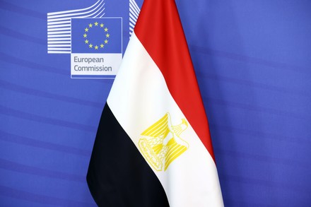 European Commission President meets Egyptian President Abdel Fattah el-Sisi in Brussels, Belgium - 17 Feb 2022