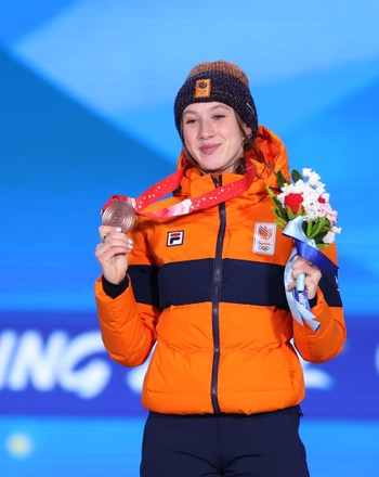 Bronze Medalist Suzanne Schulting Netherlands Poses Editorial Stock ...