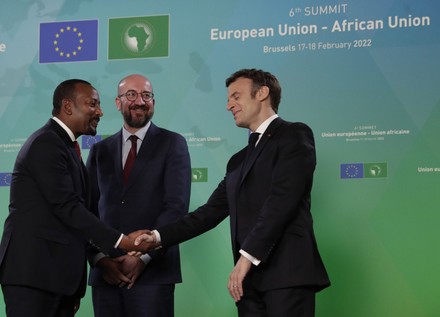 European Union - African Union summit in Brussels, Belgium - 17 Feb 2022