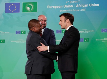 European Union - African Union summit in Brussels, Belgium - 17 Feb 2022