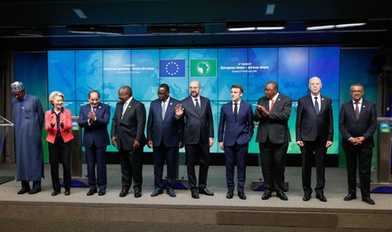 European Union-African Union summit in Brussels, Bel - 18 Feb 2022