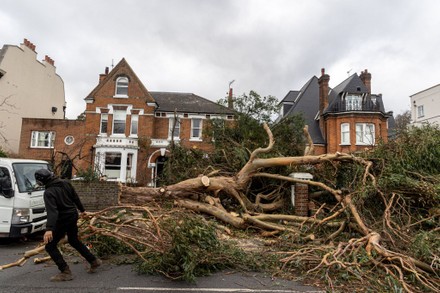Storm Eunice set to hit London and the South East today, London, UK - 18 Feb 2022