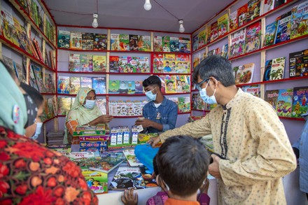 Amar Ekushey book fair 2022 in Dhaka, Bangladesh - 18 Feb 2022