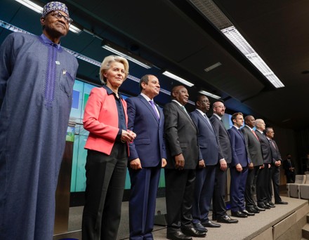 European Union-African Union summit in Brussels, Belgium - 18 Feb 2022