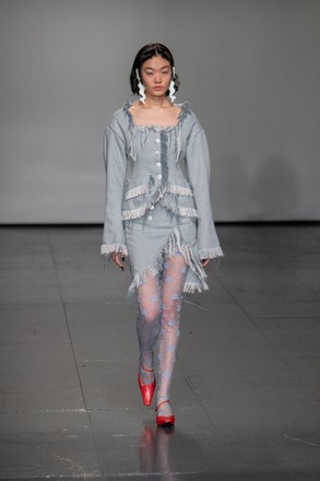 Yuhan Wang show, Runway, Autumn Winter 2022, London Fashion Week, UK - 20 Feb 2022