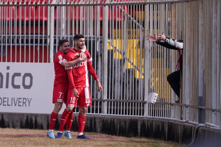 Mattia Valoti 10 Monza Goal Celebrate Editorial Stock Photo - Stock ...