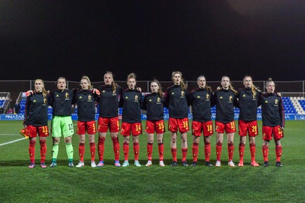 Soccer Women Red Flames Pinatar Cup Belgium Vs Wales, San Pedro Del Pinatar, Spain - 19 Feb 2022