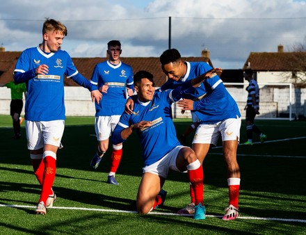 Rangers B Team Forward Juan Alegria Editorial Stock Photo - Stock Image ...