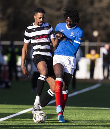 RANGERS B TEAM FORWARD ARRON LYALL Editorial Stock Photo - Stock Image ...