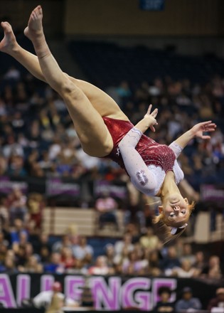 STANFORD'S ADDIE STONECIPHER TWISTS AIR DURING Editorial Stock Photo ...