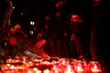 Ukrainians mark 8th anniversary of the violent Maidan protests, Kiev, Ukraine - 20 Feb 2022